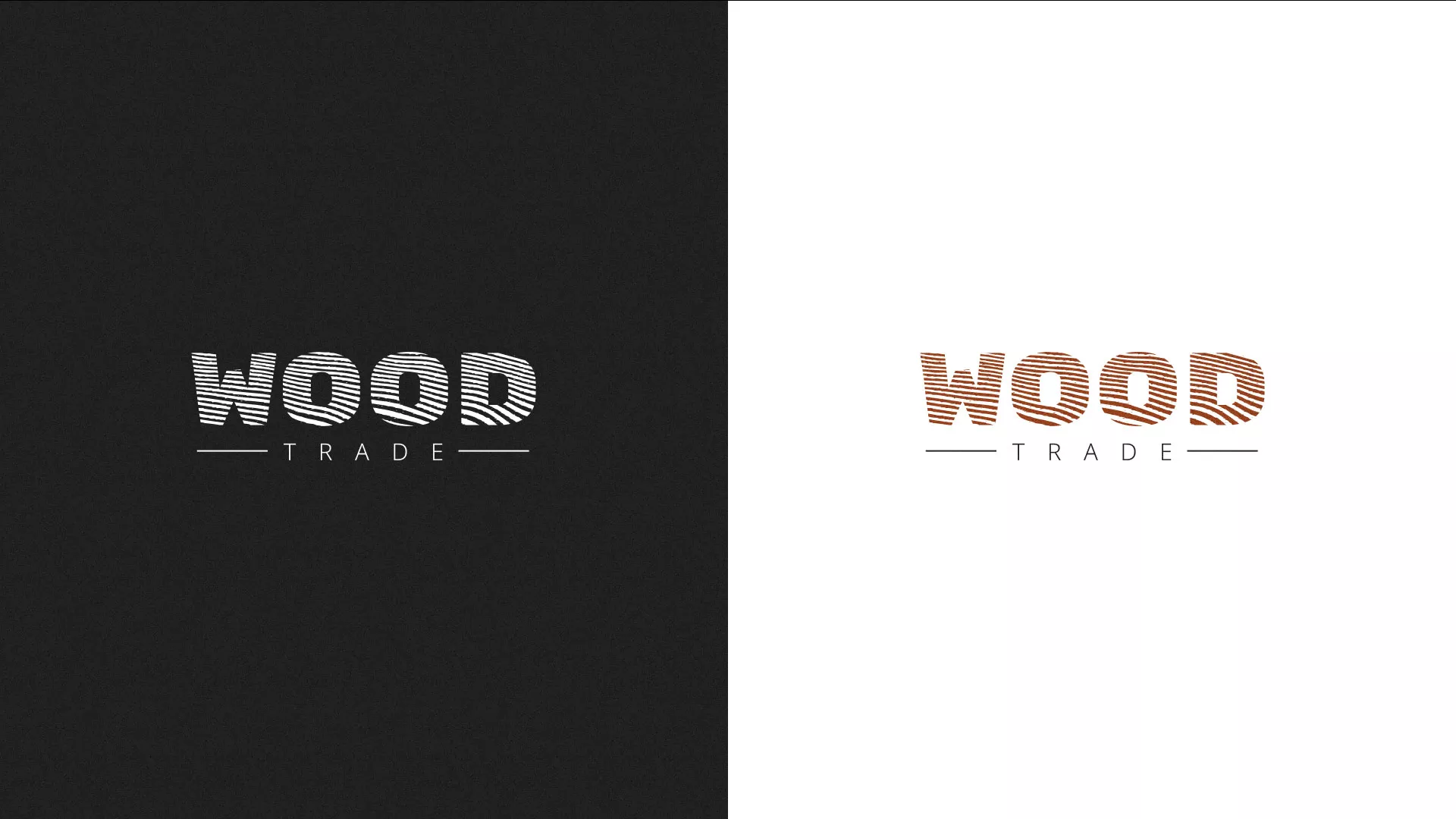 Разработка логотипа для компании «Wood Trade» в Мамоново