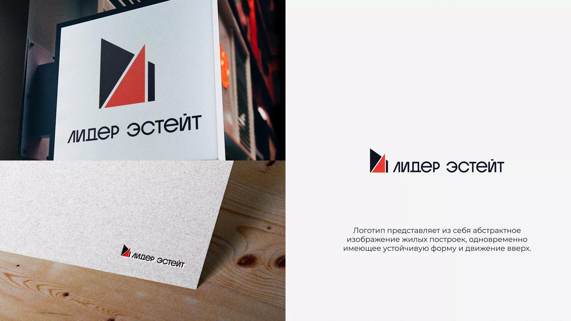 Сделали логотип для агентства недвижимости «Лидер Эстейт» в Мамоново